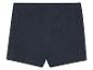 Donkerblauwe katoenen shorts voor kinderen.