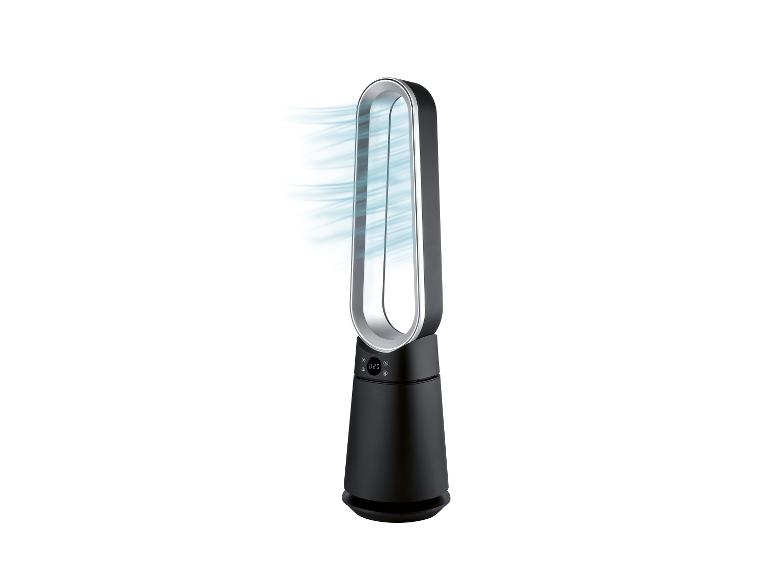 Dyson bladeless ventilator, modern en elegant design.