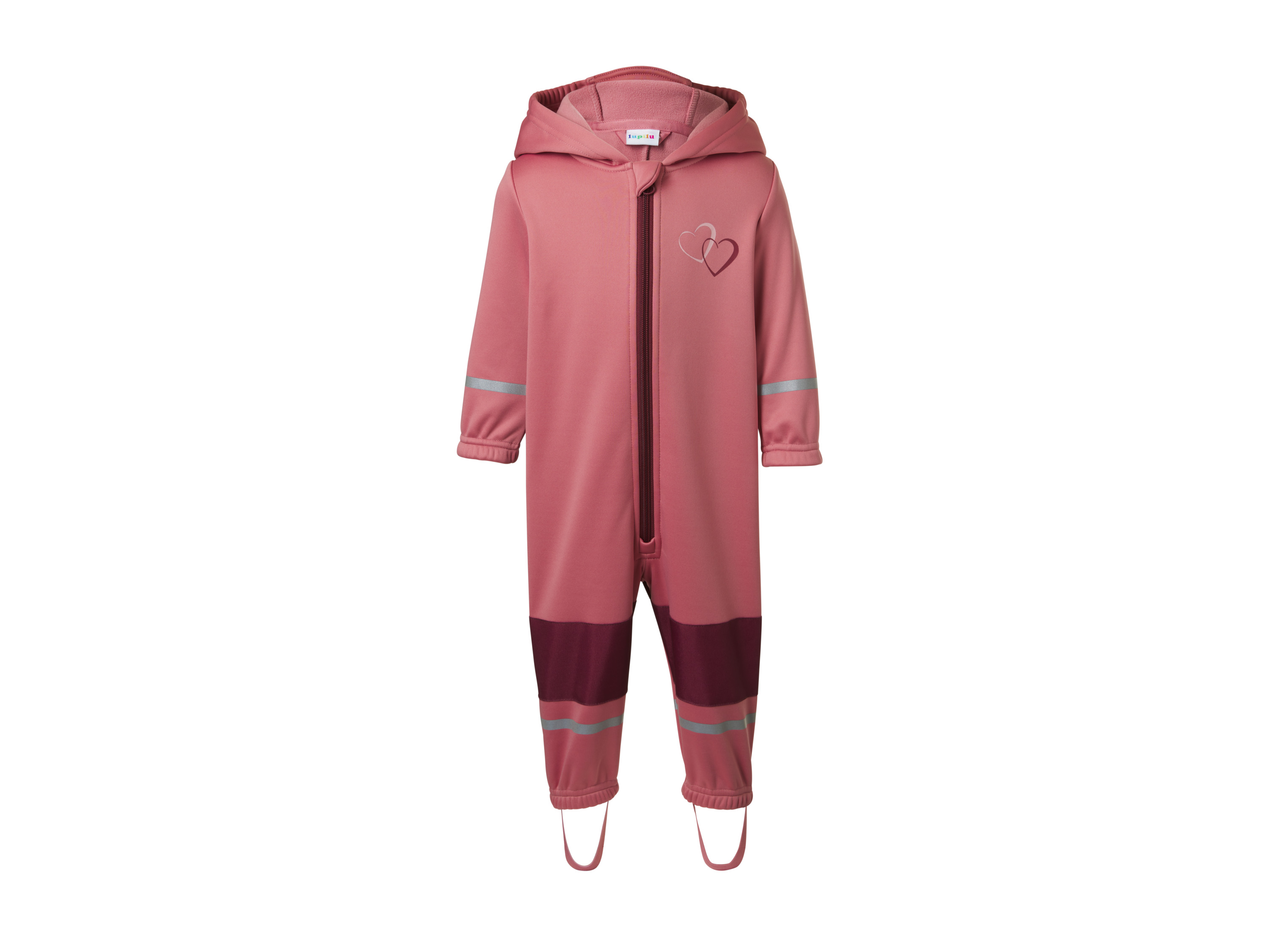 LUPILU Kinder softshell regenpak (Lichtroze, 98/104)