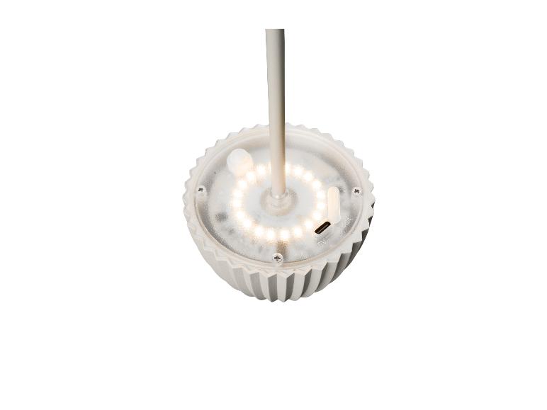 Tafellampvoet met LED-lampjes en USB-oplaadpoort