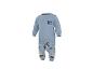 Blauwe babypyjama set met Mickey Mouse en stippen.