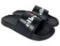 Zwarte Ellesse herenslides met logo op de band.