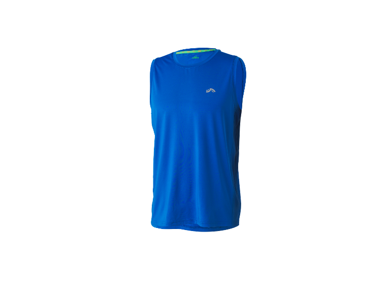 Blauw Crivit heren singlet, sportkleding.