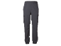 Donkergrijze sportbroek voor heren met zakken en elastische enkelboorden.