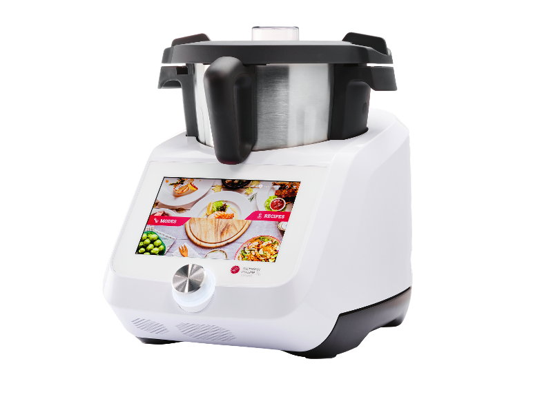 Monsieur Cuisine Smart: multifunctionele keukenrobot met touchscreen en recepten.