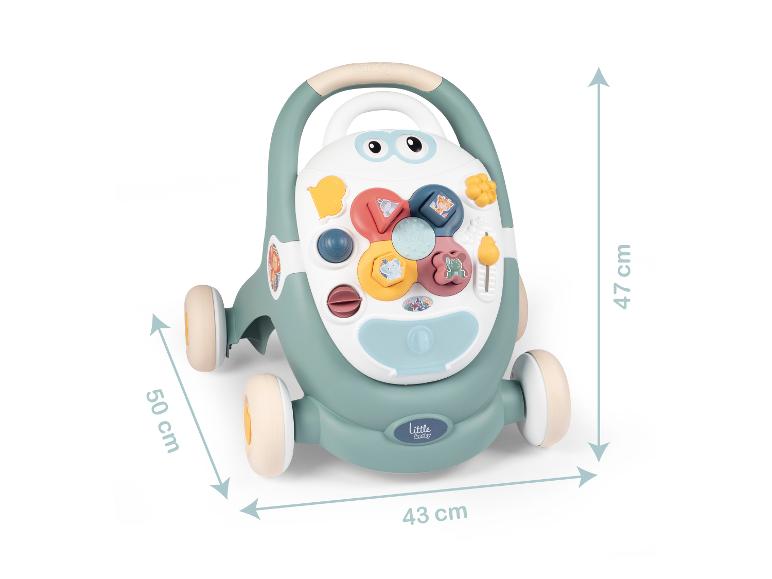 Smoby Little Smoby loopwagen met activiteitenbord, 50x43x47 cm