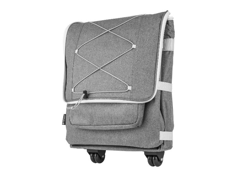 TopMove koel- en vriesrugzak met wielen, grijs.