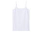 Een wit, basic tanktop.