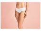 Witte onderbroek met hoge taille.