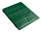 Een groene, gevouwen afdekzeil.