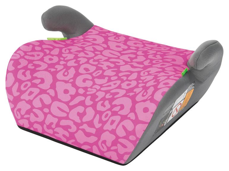 Roze kinderzitverhoger met luipaardprint