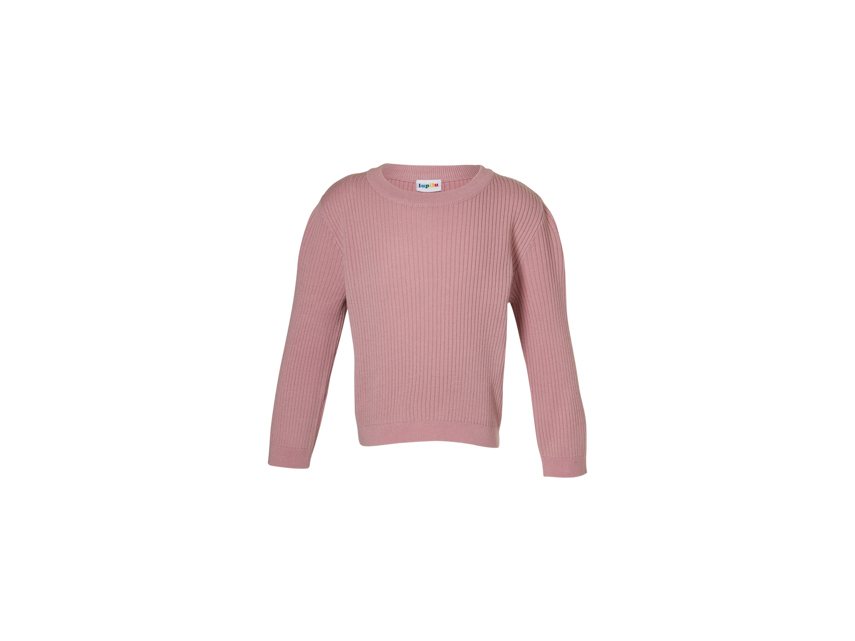 LUPILU Kinder longsleeve van wol (Lichtroze, 110/116)