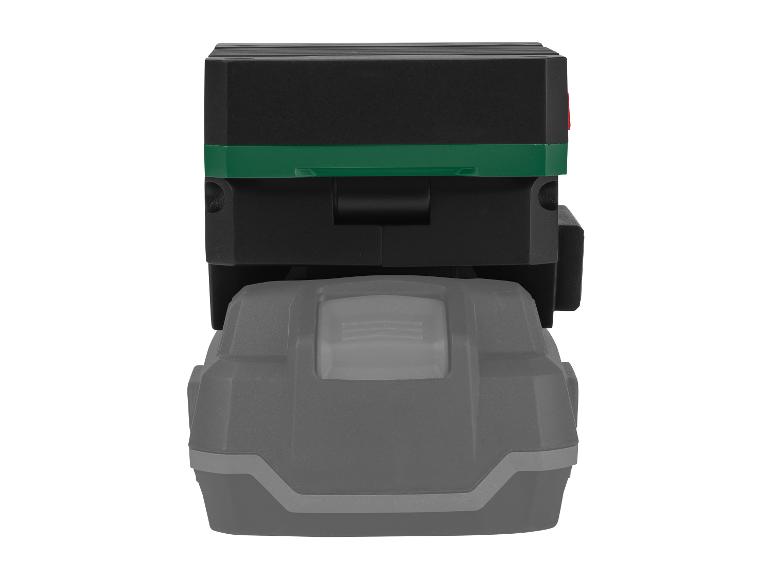 Accu en oplader voor elektrisch gereedschap.