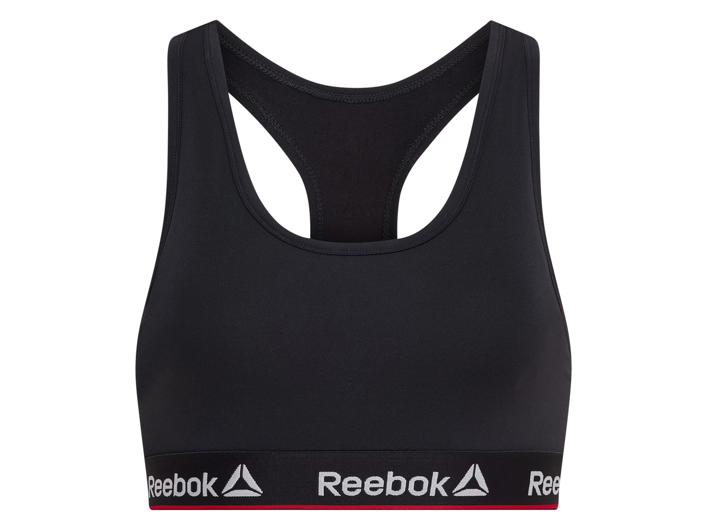 Reebok Dames sport-BH (Zwart, M)