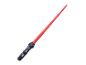 Een rood lichtzwaard met Darth Vader-handvat.