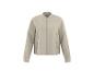 Beige bomberjack met rits en zijzakken