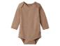 Bruine romper met lange mouwen en drukknopen