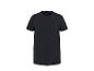 Zwart heren T-shirt met korte mouwen.