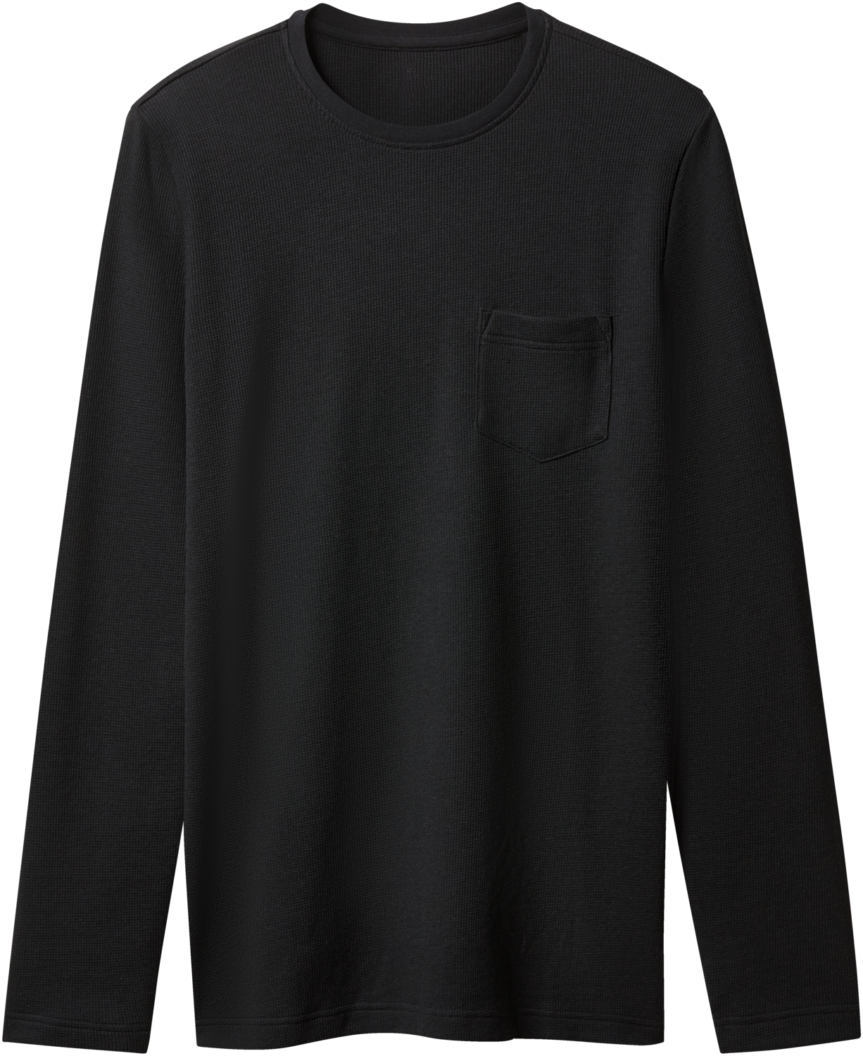 esmara Men Heren longsleeve (Zwart, M)