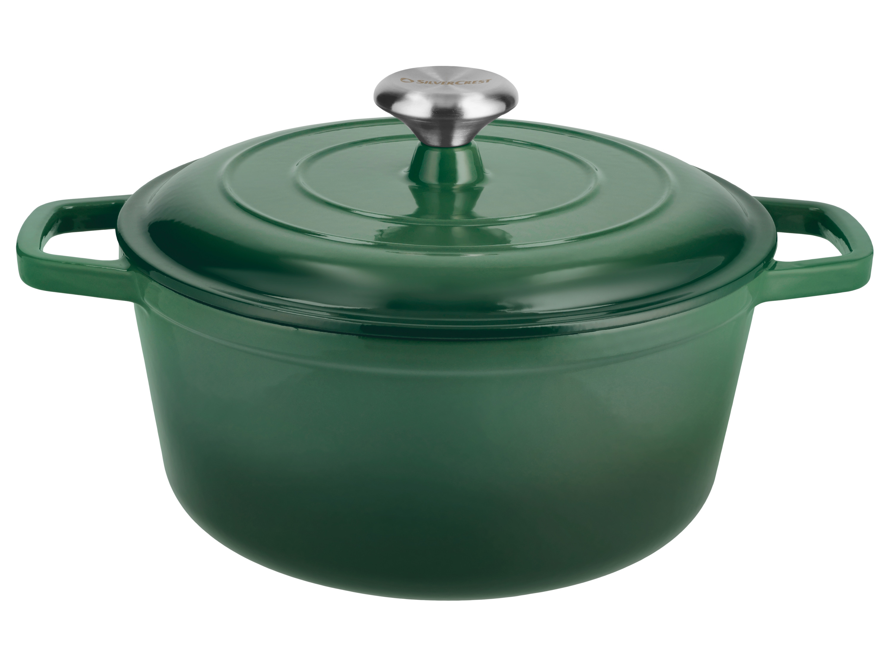 SILVERCREST Gietijzeren pan, Ø26 cm (groen)