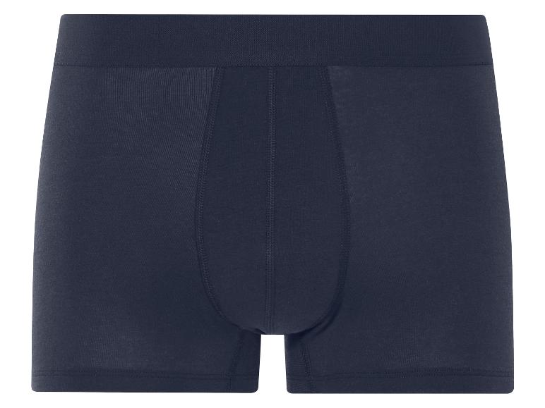 Donkerblauwe boxershorts voor heren.