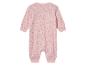 Roze babypak met dierenprint.
