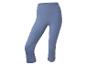 Donkerblauwe capri leggings voor dames.
