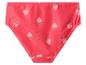 Rood zwembroekje met aardbeienprint.