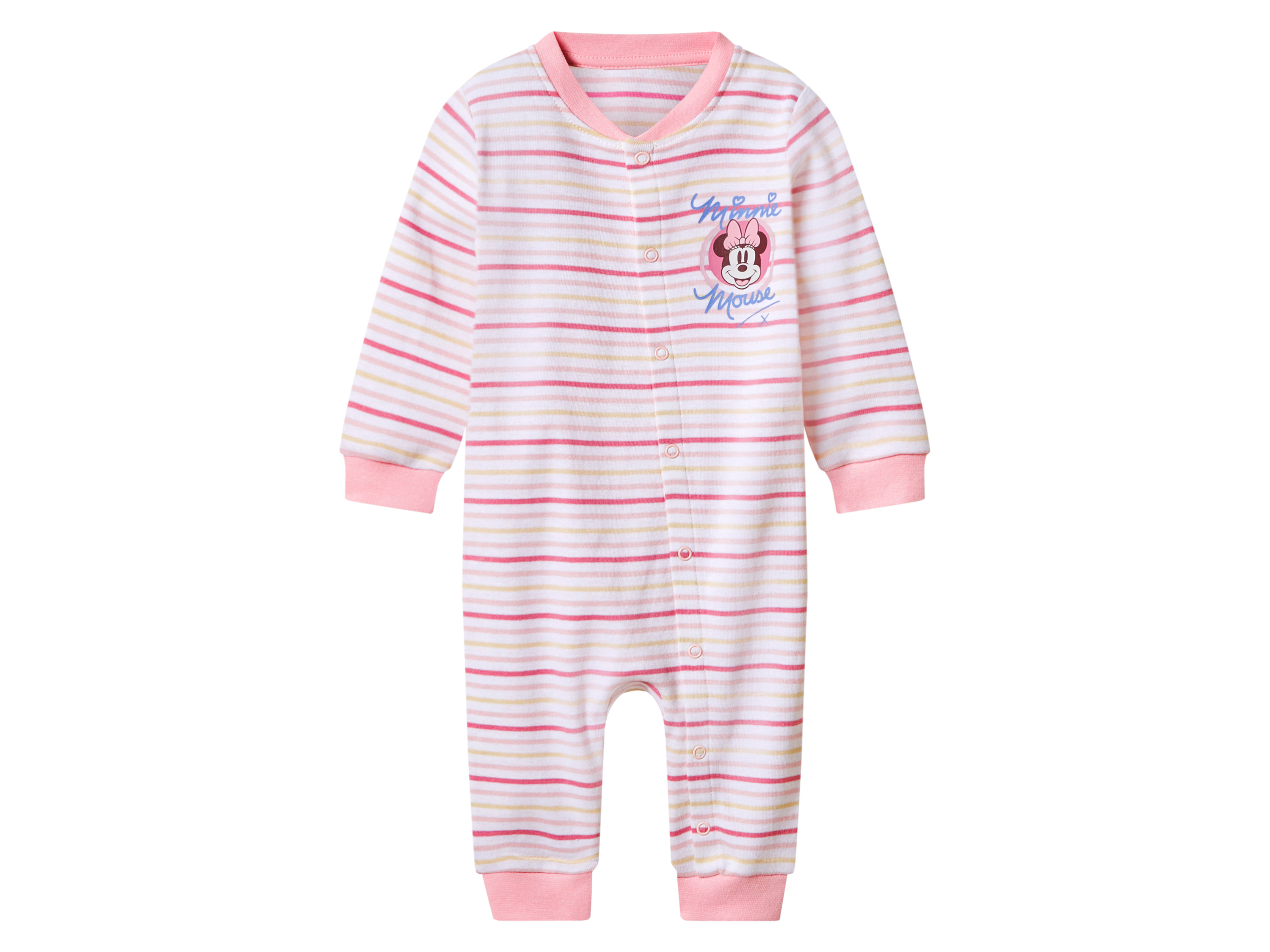 LUPILU Baby pyjama (Roze/gestreept, 74/80)