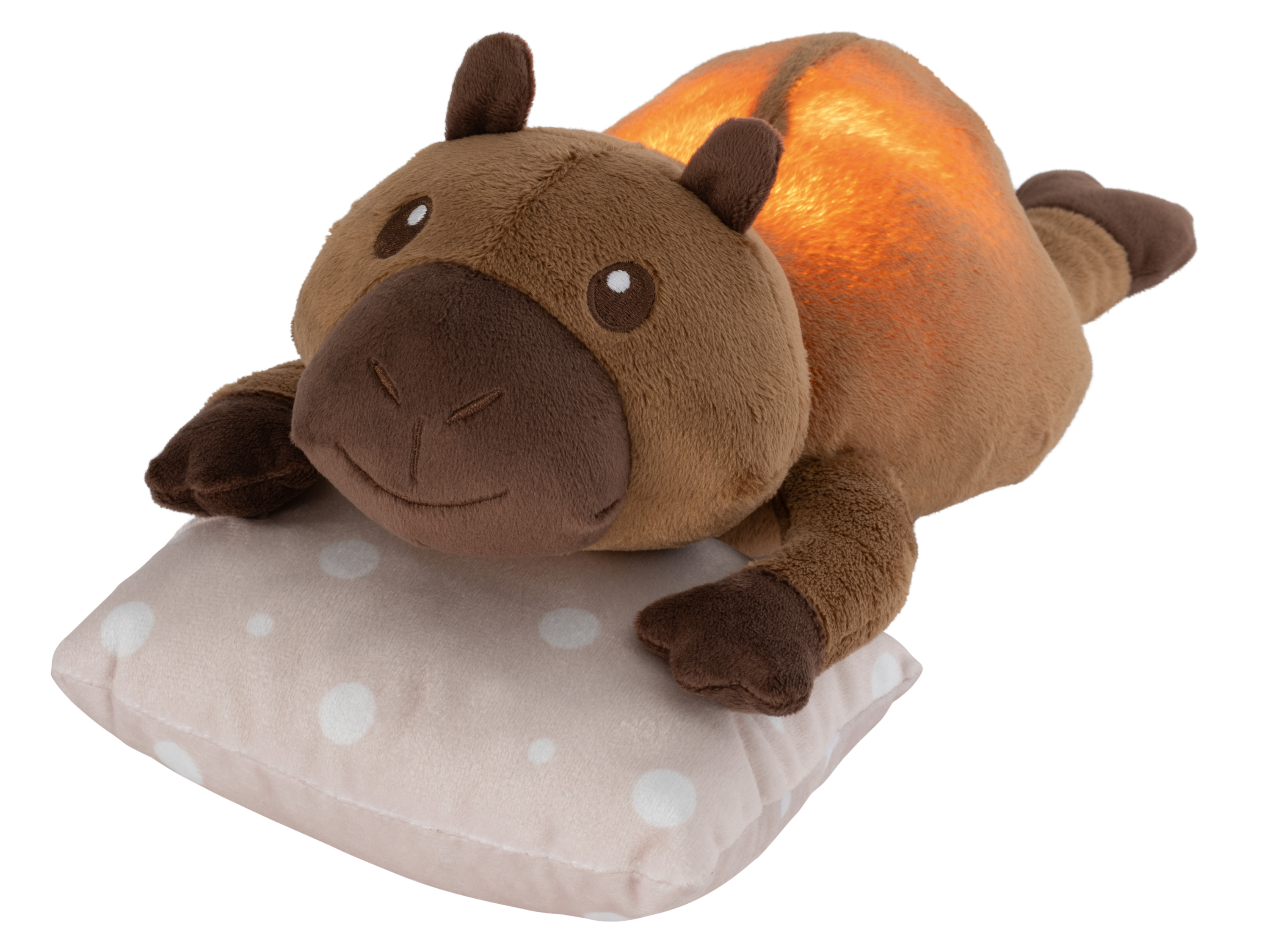 LUPILU Knuffel met nachtlampje (Capibara)