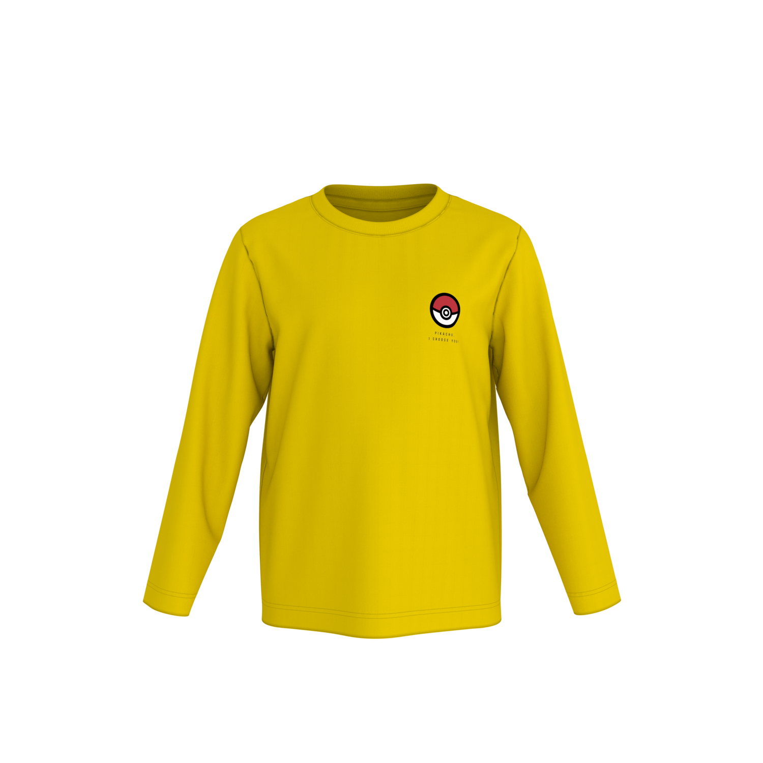 LUPILU Kinder longsleeves, 2 stuks (Geel, 122/128)