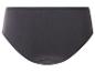 Donkergrijze katoenen damesonderbroek, achteraanzicht