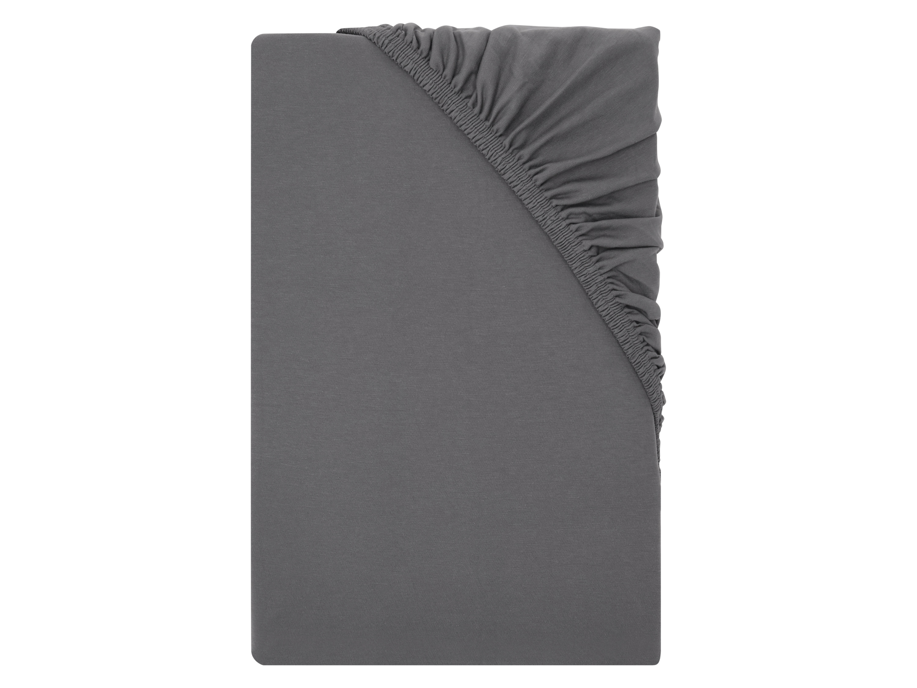 LIVARNO Jersey hoeslaken, 90-100 x 200 cm (Grijs)