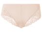Beige onderbroek met kant.