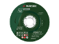 Metalen doorslijpschijf 115 mm, met max. snelheid 80 m/s en 13300 tpm.