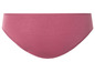 Een roze katoenen onderbroek.
