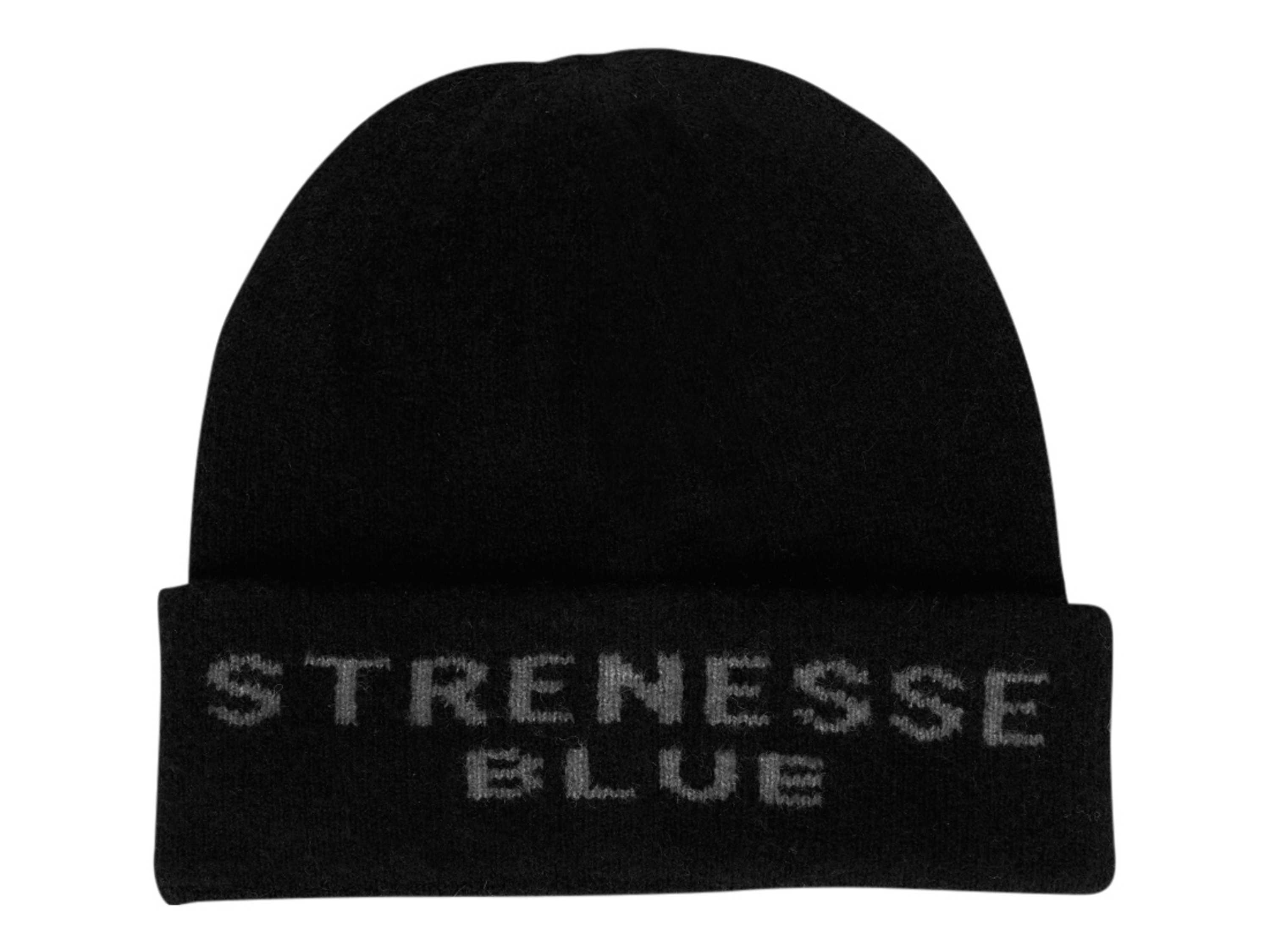 Strenesse Blue Gebreide muts (Zwart/grijs)