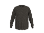 Donkergrijs heren T-shirt met lange mouwen en ronde hals.