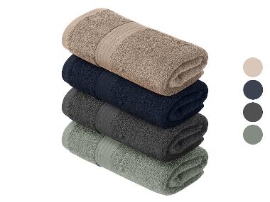 LIVARNO® Set van 2 handdoeken 100 x 50 cm