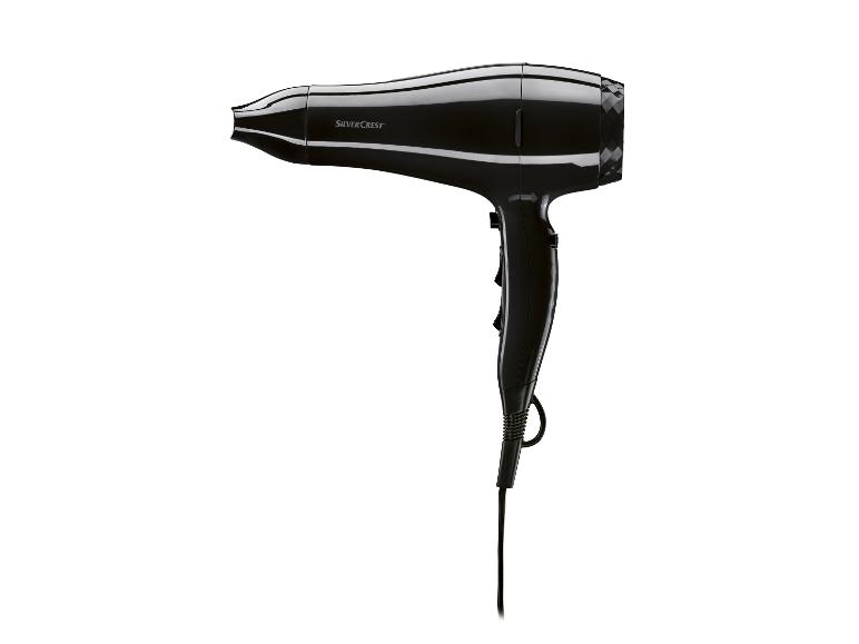 Zwarte SilverCrest haardroger.