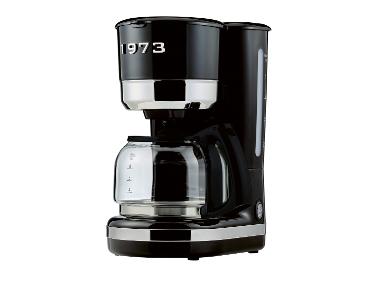 SILVERCREST® Koffiezetapparaat met filter, tot 10 kopjes, zwart, retro