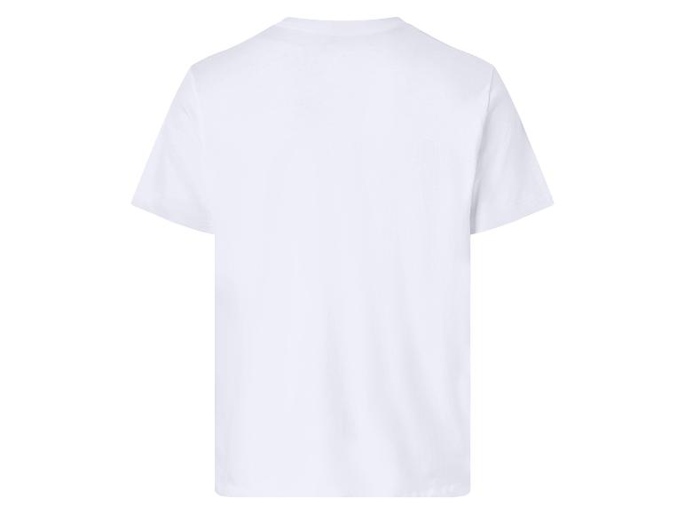 Wit T-shirt met korte mouwen, achterkant