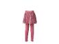 Roze legging met aangehechte glinsterende stippen tule rok voor kinderen
