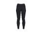 Zwarte sportlegging voor dames met reflecterende details.
