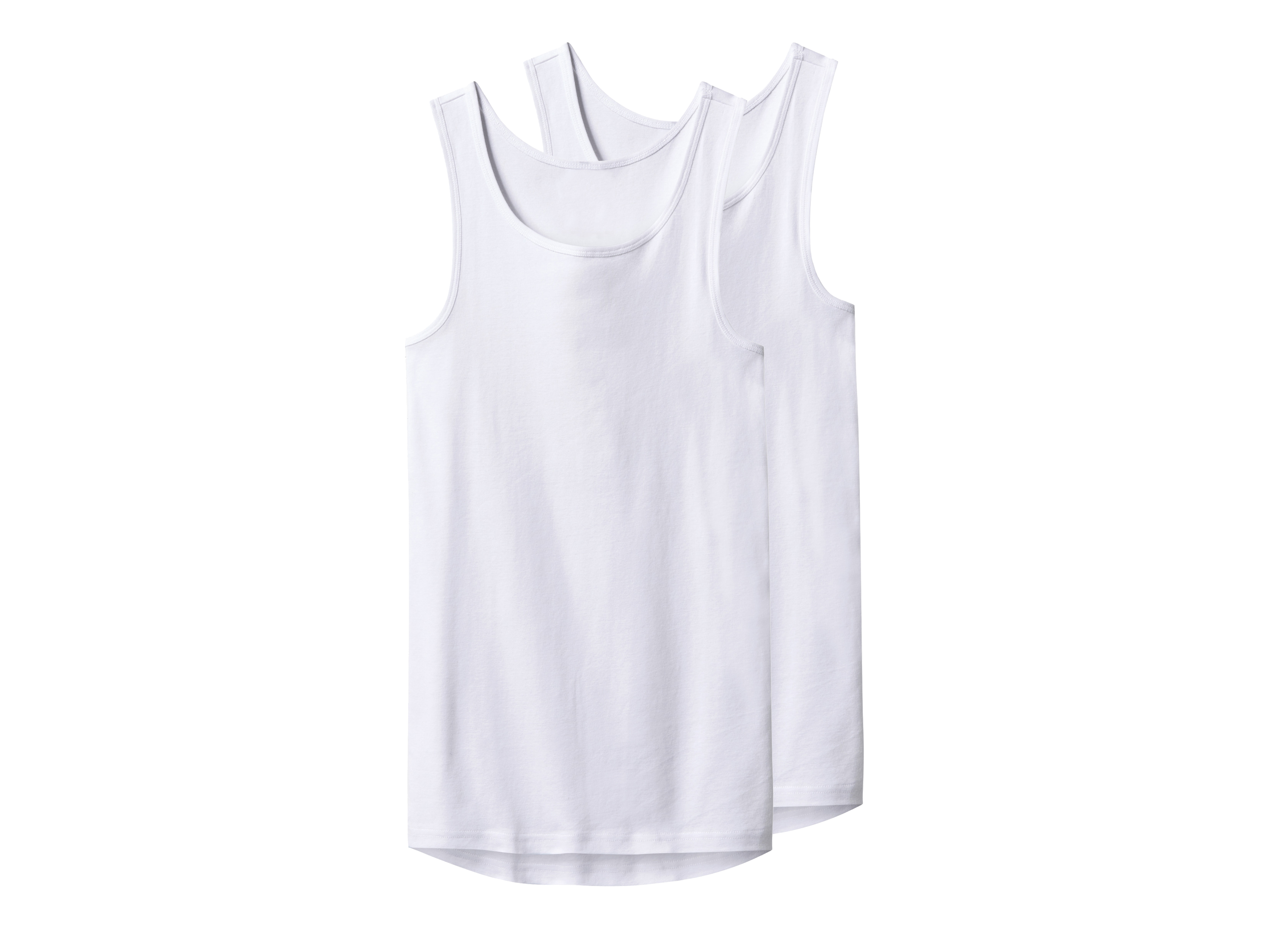 esmara Men Set van 2 heren hemden (Wit, M)