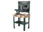Parkside speelgoedwerkbank met gereedschap en accessoires.