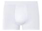 Witte katoenen boxershorts.