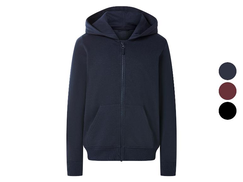 Donkerblauwe hoodie met rits en kleuropties