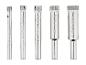 Set van vijf diamantboren, van 5 mm tot 12 mm, voor het boren in harde materialen.