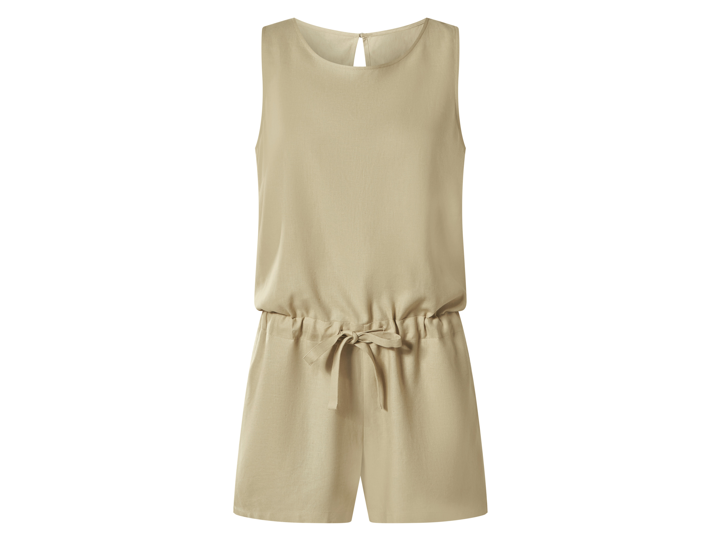ESMARA Linnen dames jumpsuit (Beige, 38)